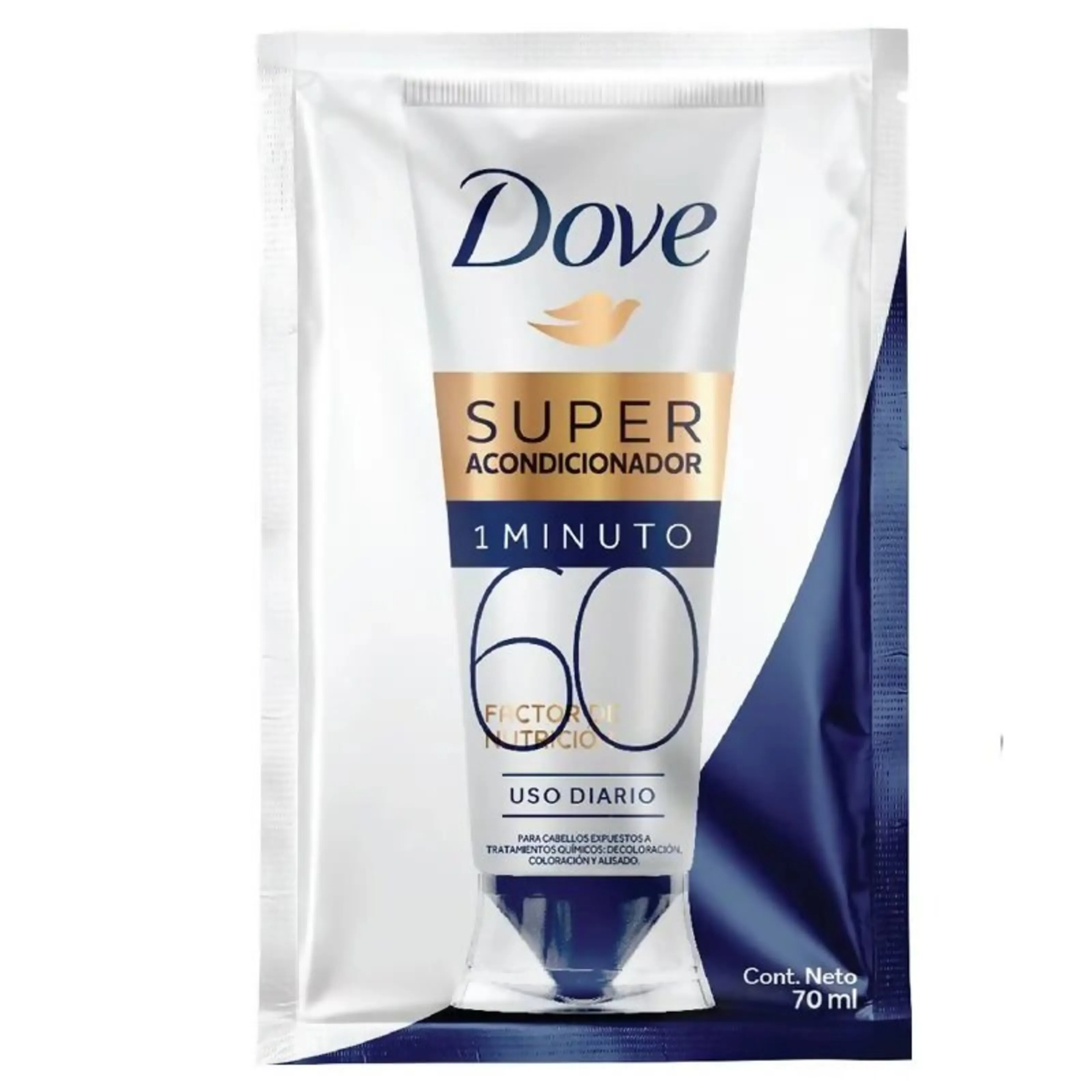 Acondicionador Dove Super 60 Minutos 12 Sobres x 12 ml