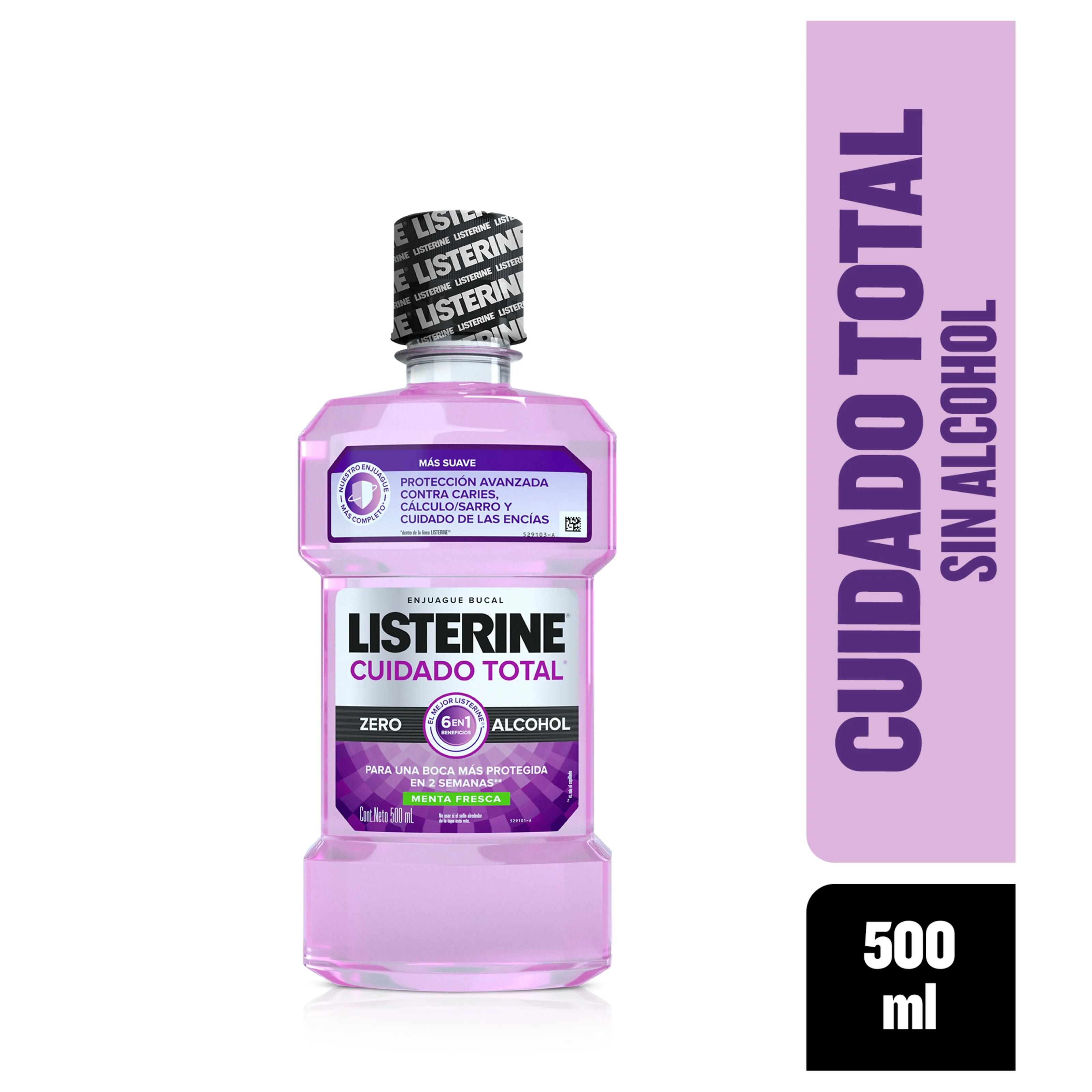 Enjuague Bucal Listerine Cuidado Total Zero 500 Ml