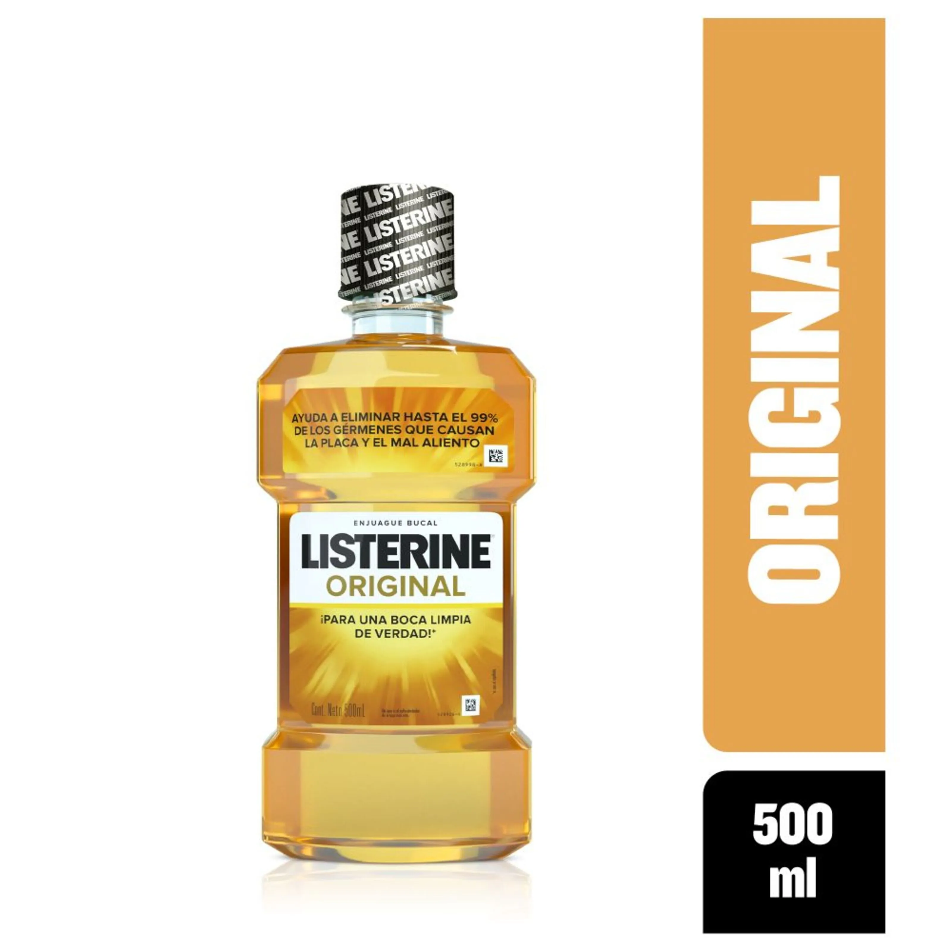 Enjuague Bucal Listerine Original Antiséptico 500 Ml