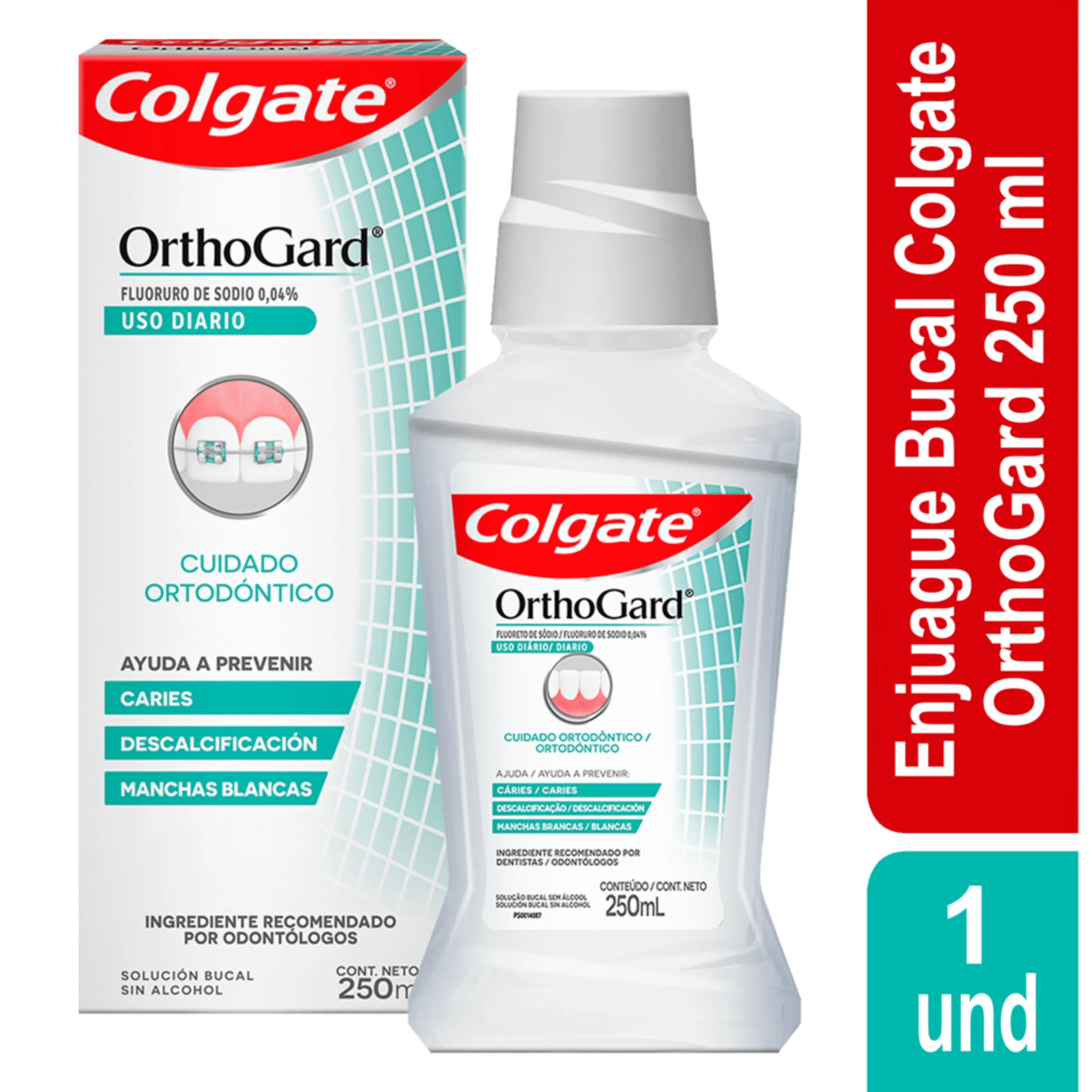 Enjuague Bucal Orthogard 250 Ml