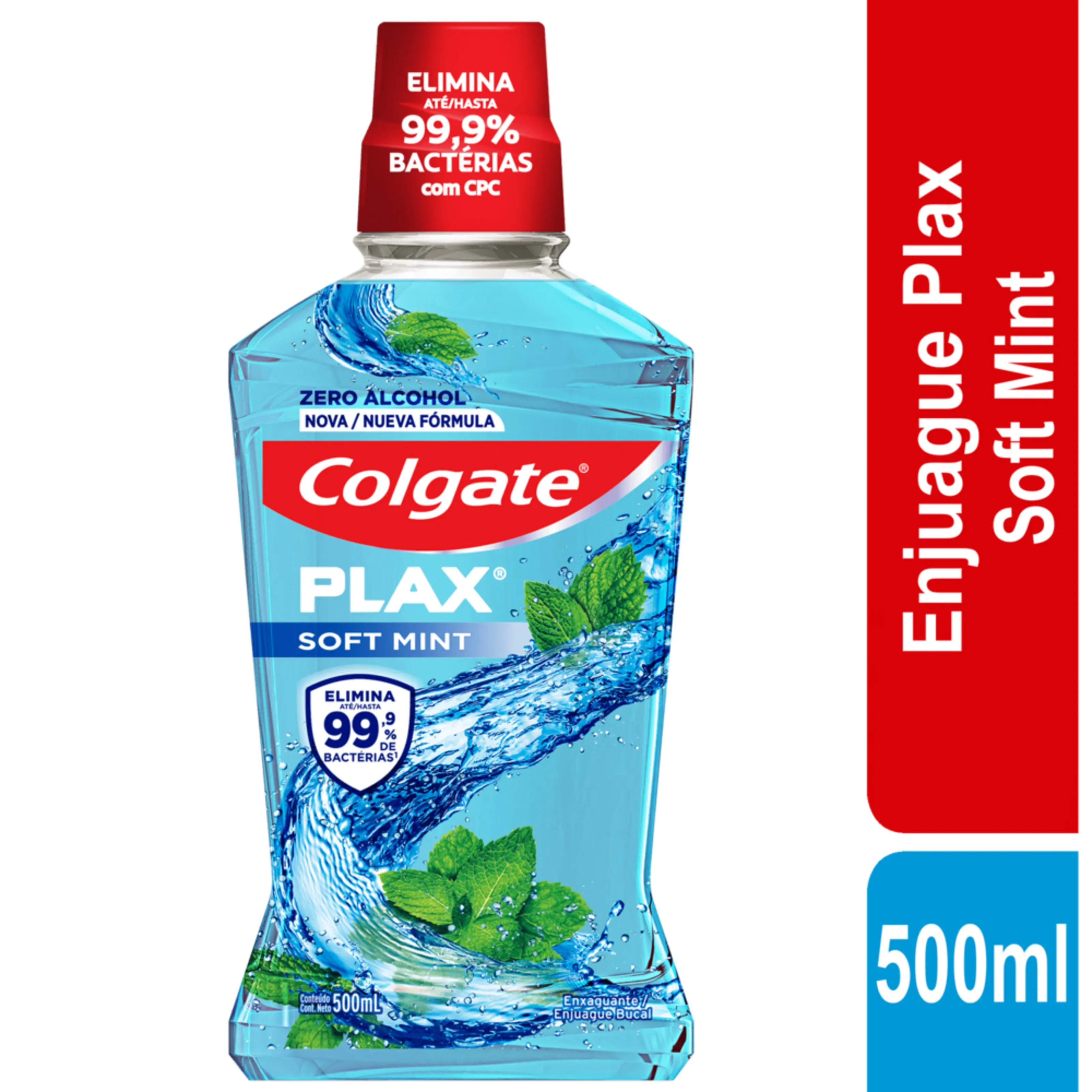Enjuague Bucal Plax Soft Mint 500 Ml
