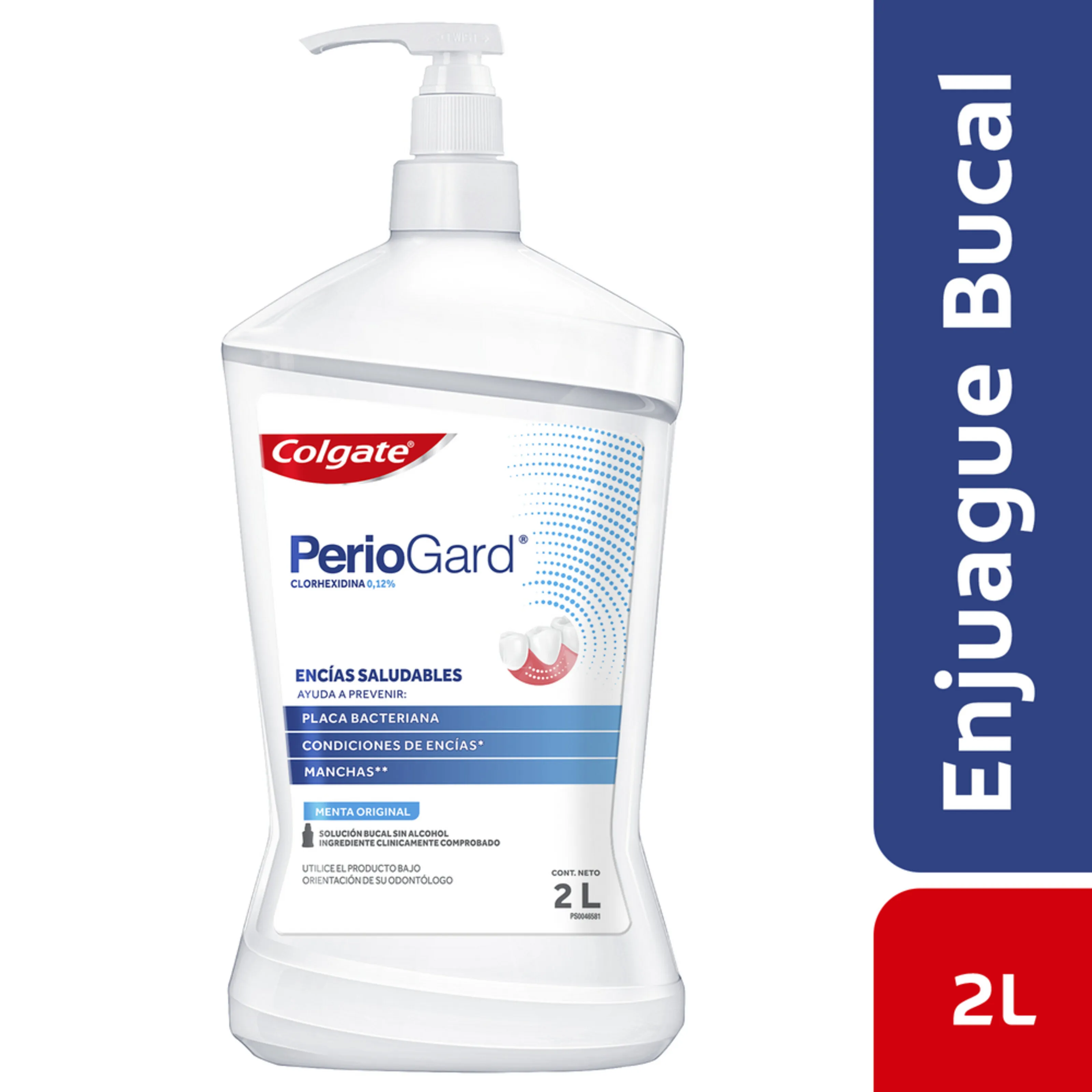 Enjuague Bucal Periogard Sin Alcohol 2 Litros